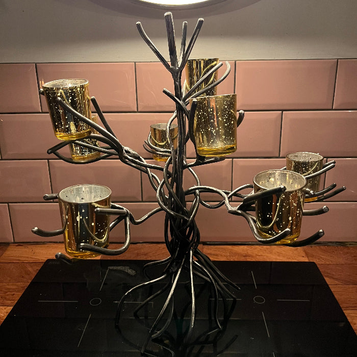 Tea light holder tree