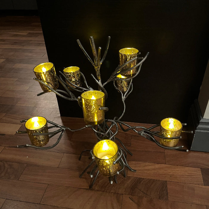 Tea light holder tree