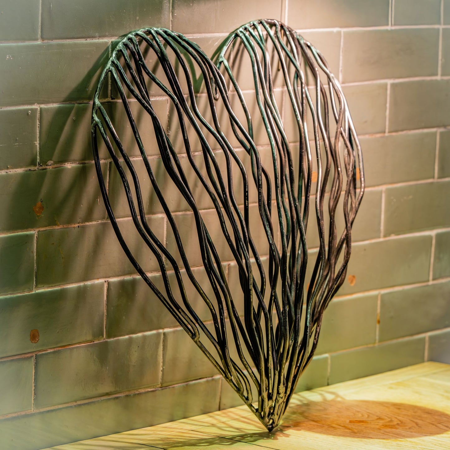 Metal Driftwood Heart – Large