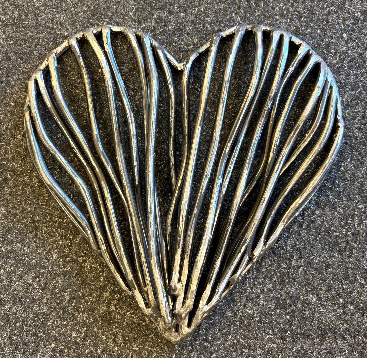 Metal Driftwood Heart