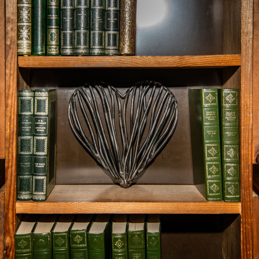 Metal Driftwood Heart – Coloured